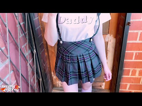 ❤️ Schoolgirl Sucks her dick deeply and fucks instead of classes. ️❌ Anal video at us ❤
