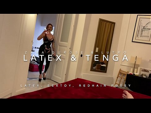 ❤️ Redheaded stepsister in latex costume fucked by stepbrother ️❌ Anal video at us ❤